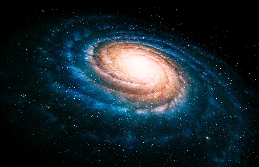 Spiral galaxy,artwork