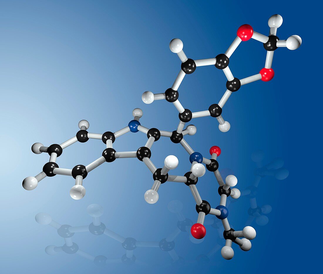 Cialis drug molecule