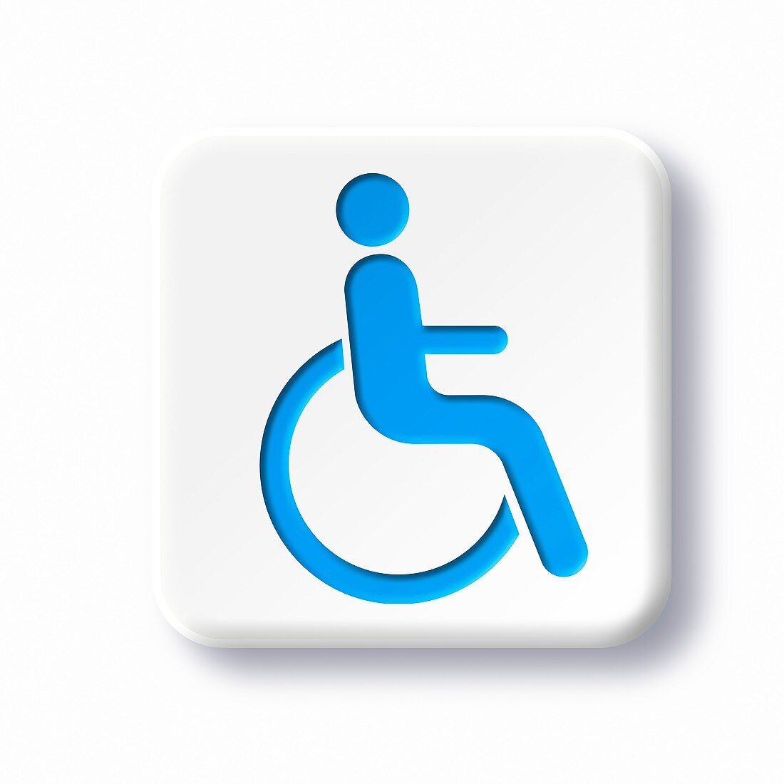 Wheelchair symbol,artwork