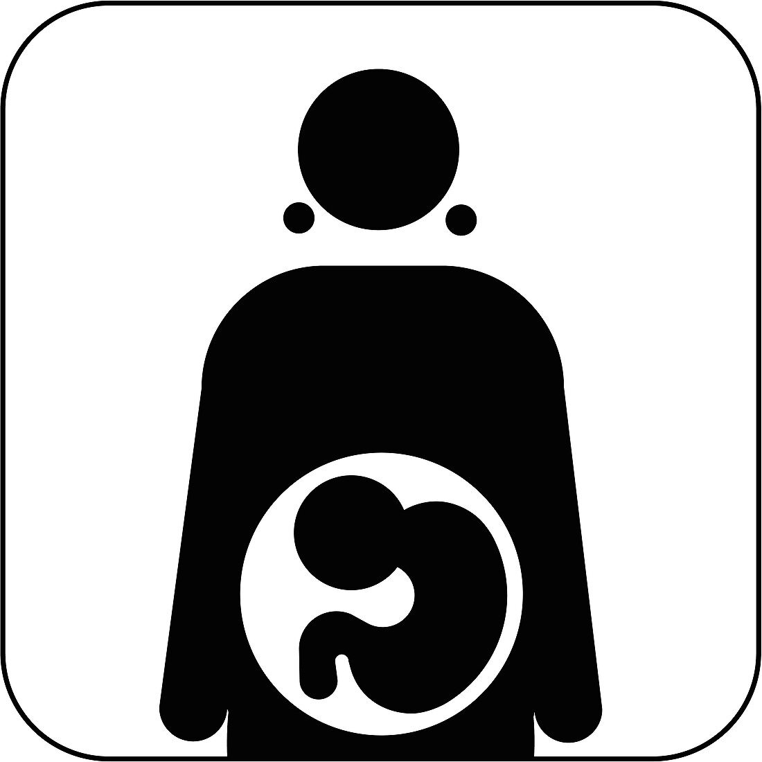 Obstetrics symbol,artwork