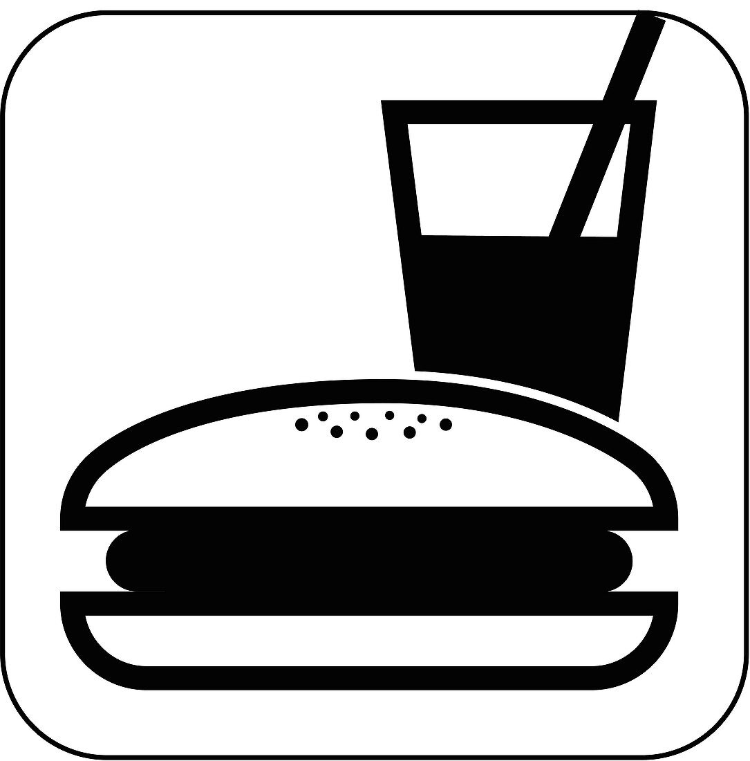 Fast food symbol,artwork