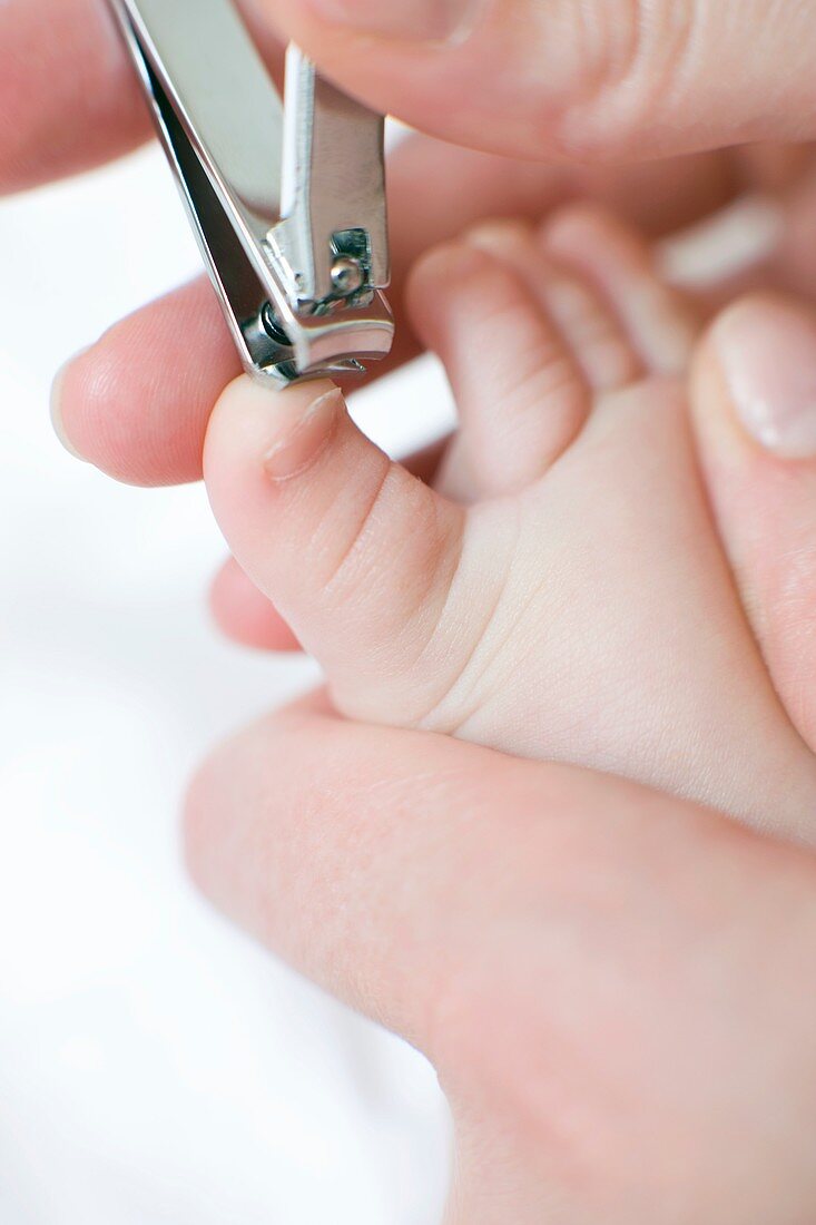 Cutting toenails