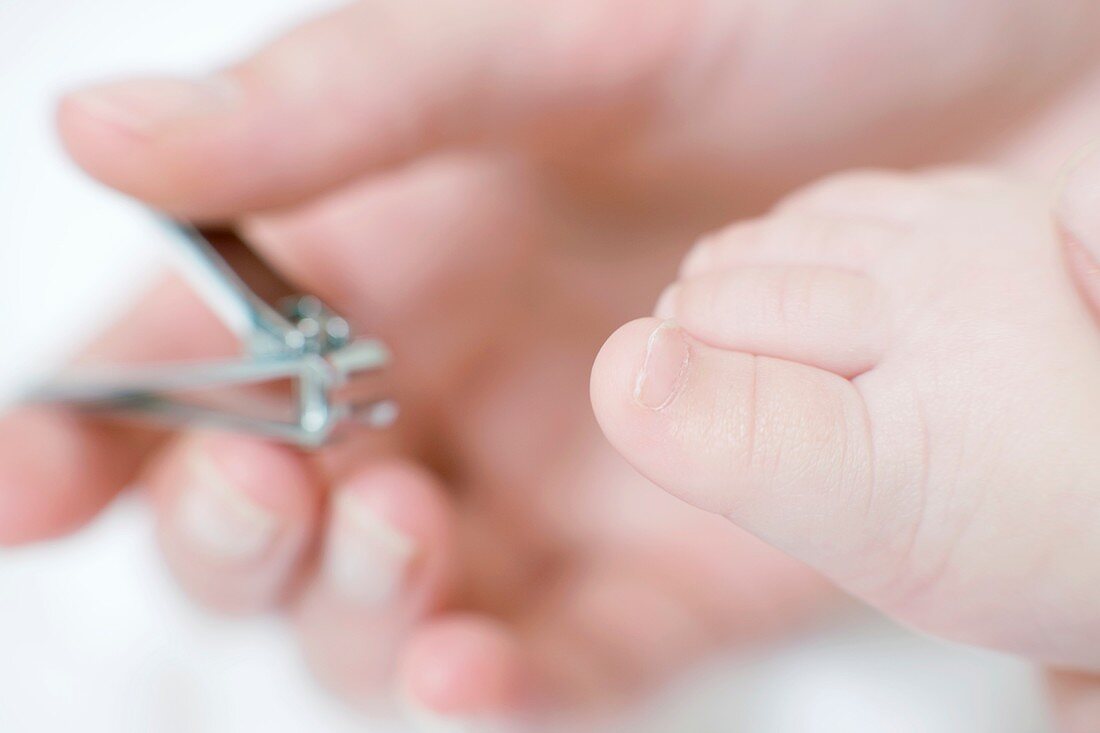 Cutting toenails