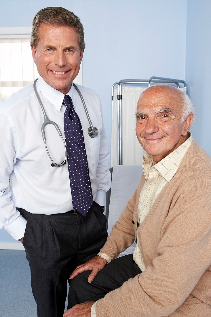 GP and elderly patient