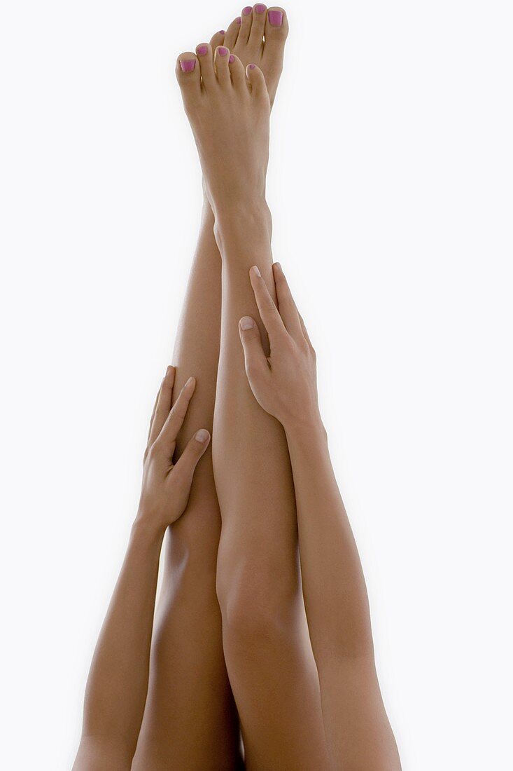 Woman's legs and arms