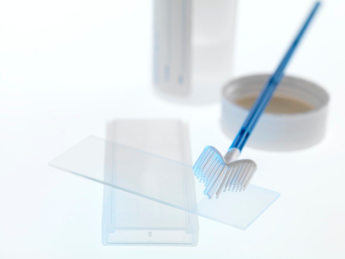 Cervical smear test equipment
