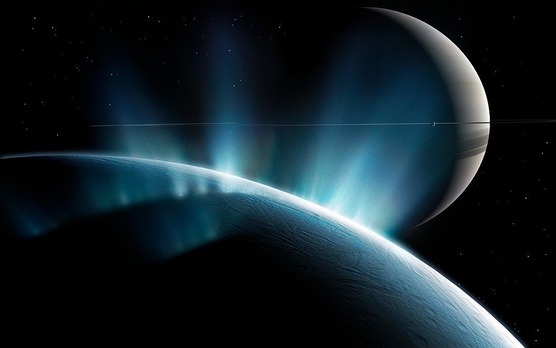 Enceladus,computer artwork