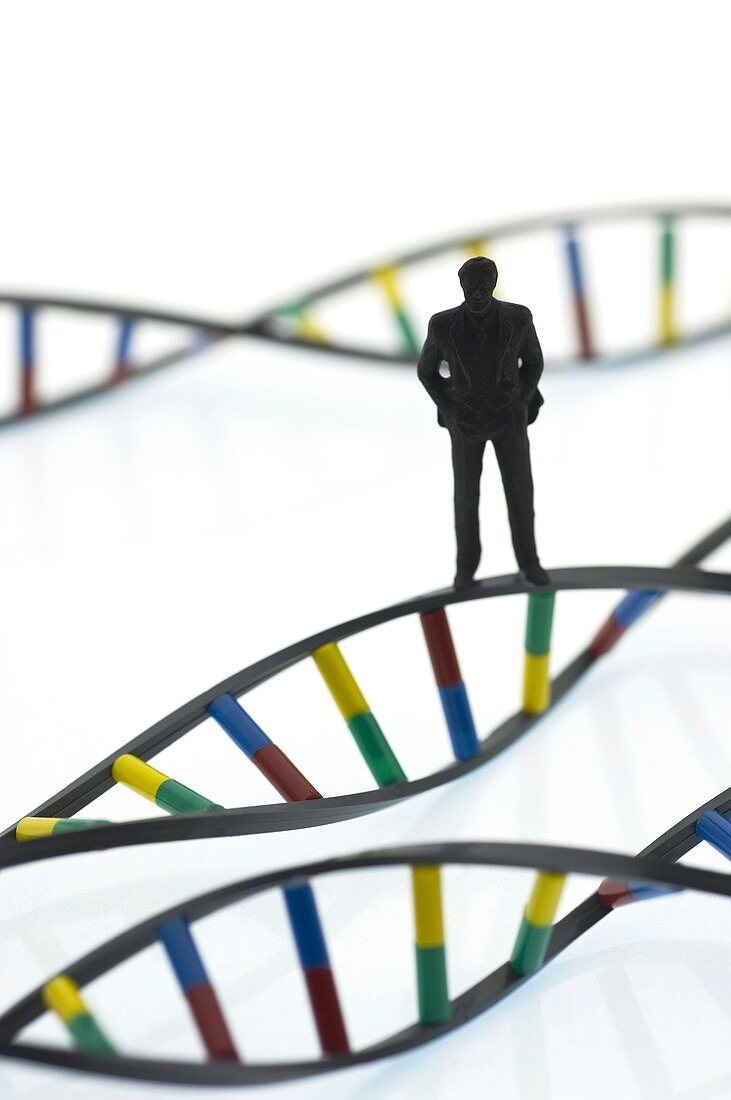Human genome,conceptual image