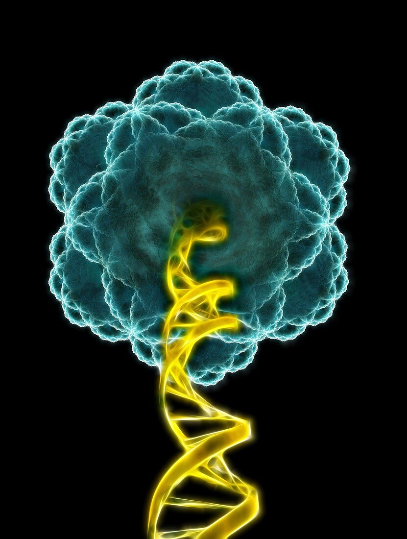 Viral DNA,conceptual artwork