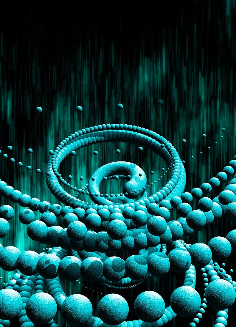 Neutrinos,conceptual artwork