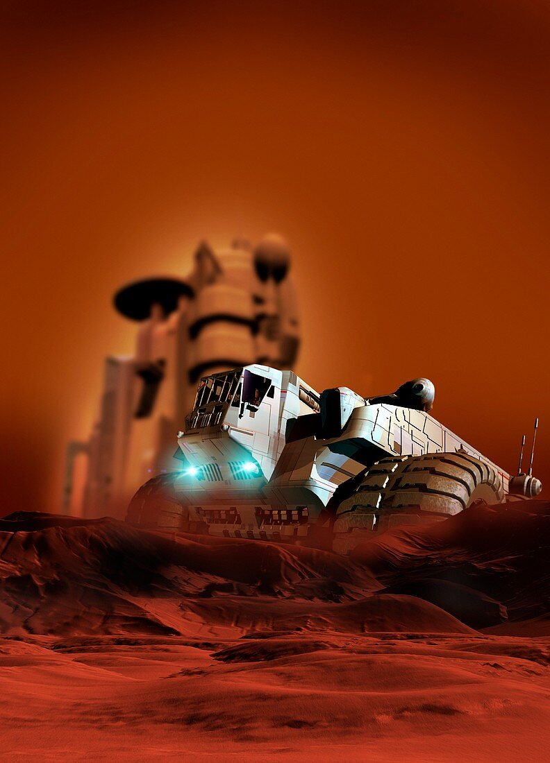 Mars exploration,artwork