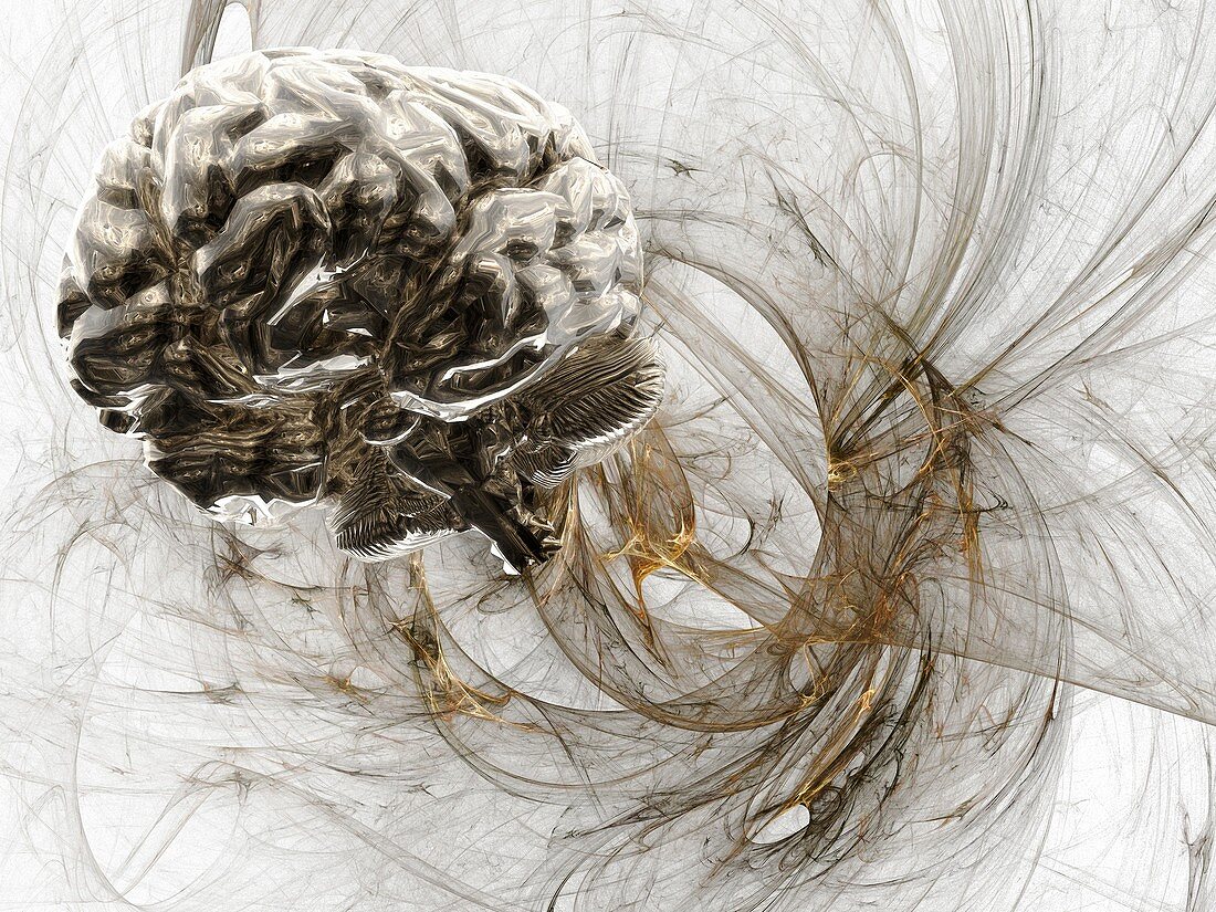 Brain research,conceptual artwork