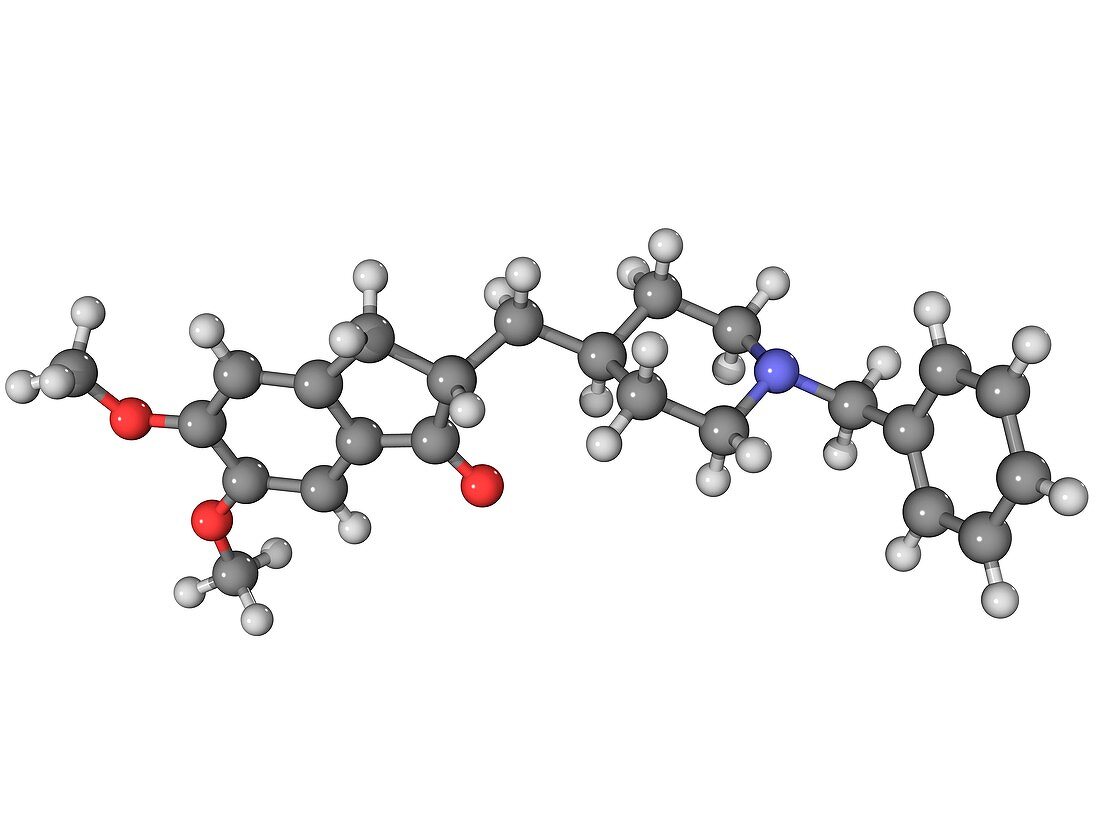 Donepezil Alzheimer's drug,molecule