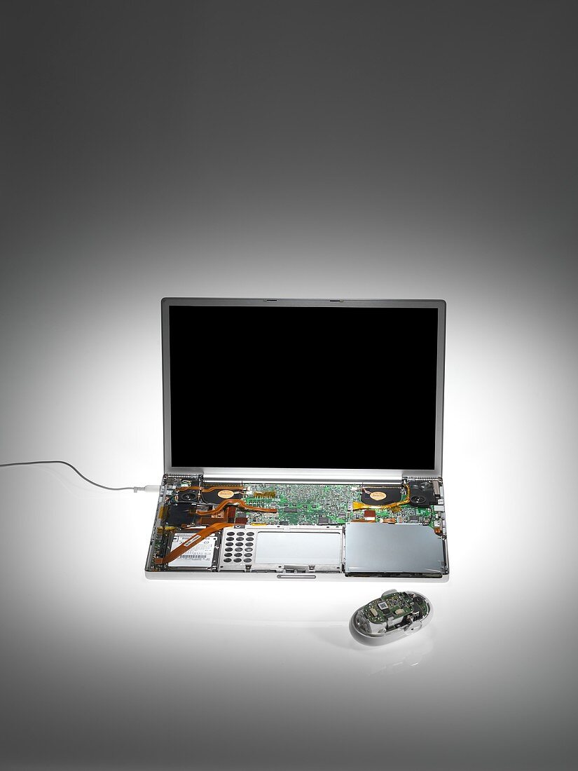 Laptop interior