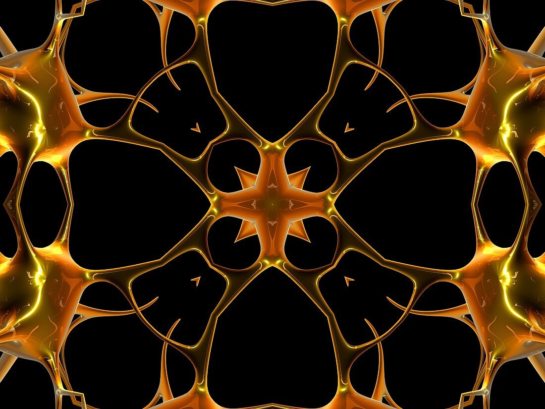 Neurons,kaleidoscope artwork