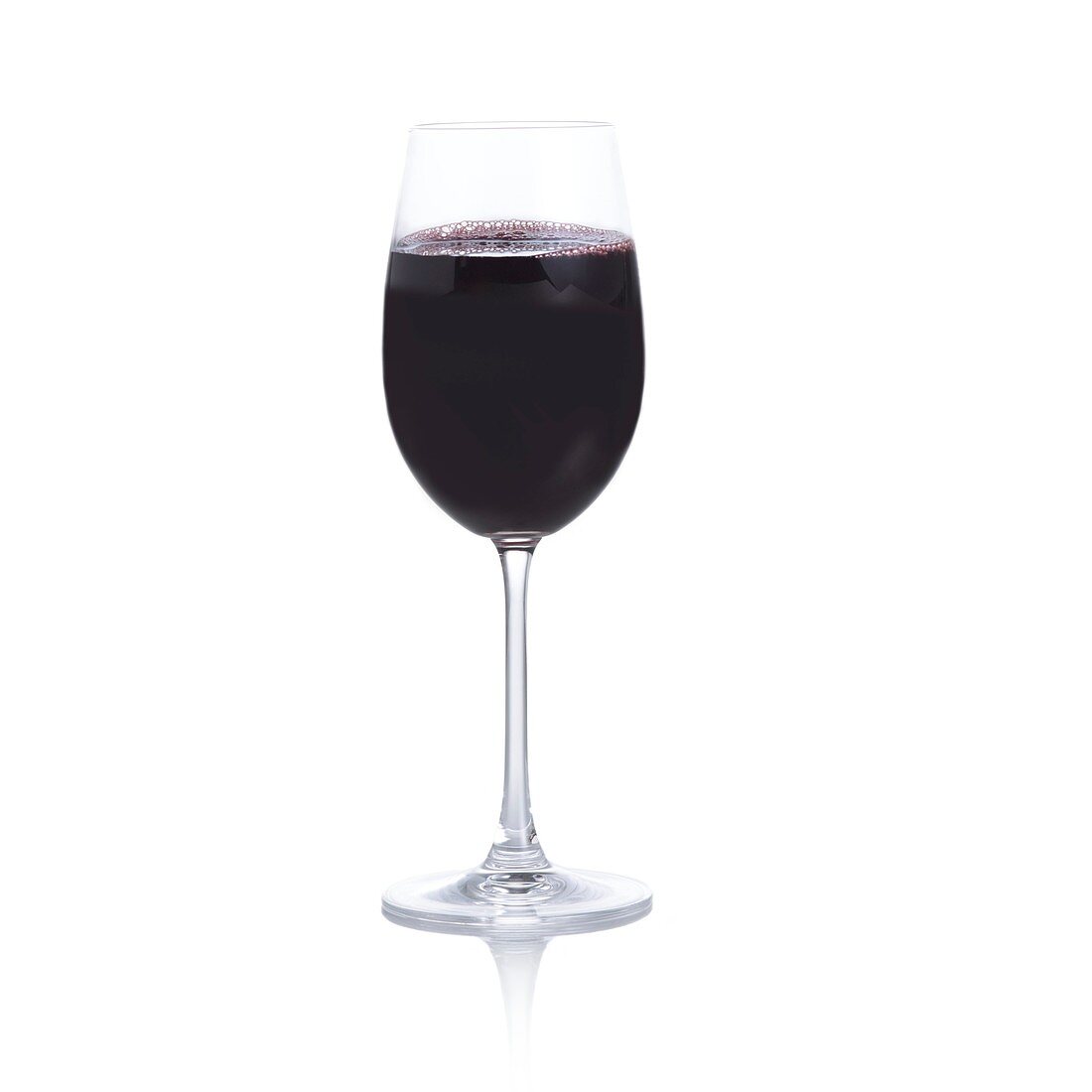 Glass of red wine