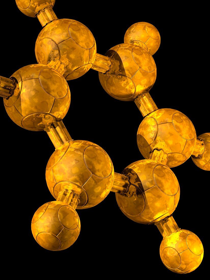 Benzene,molecular model