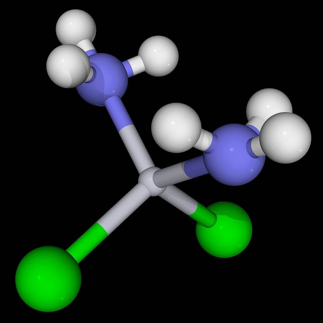 Cisplatin drug molecule