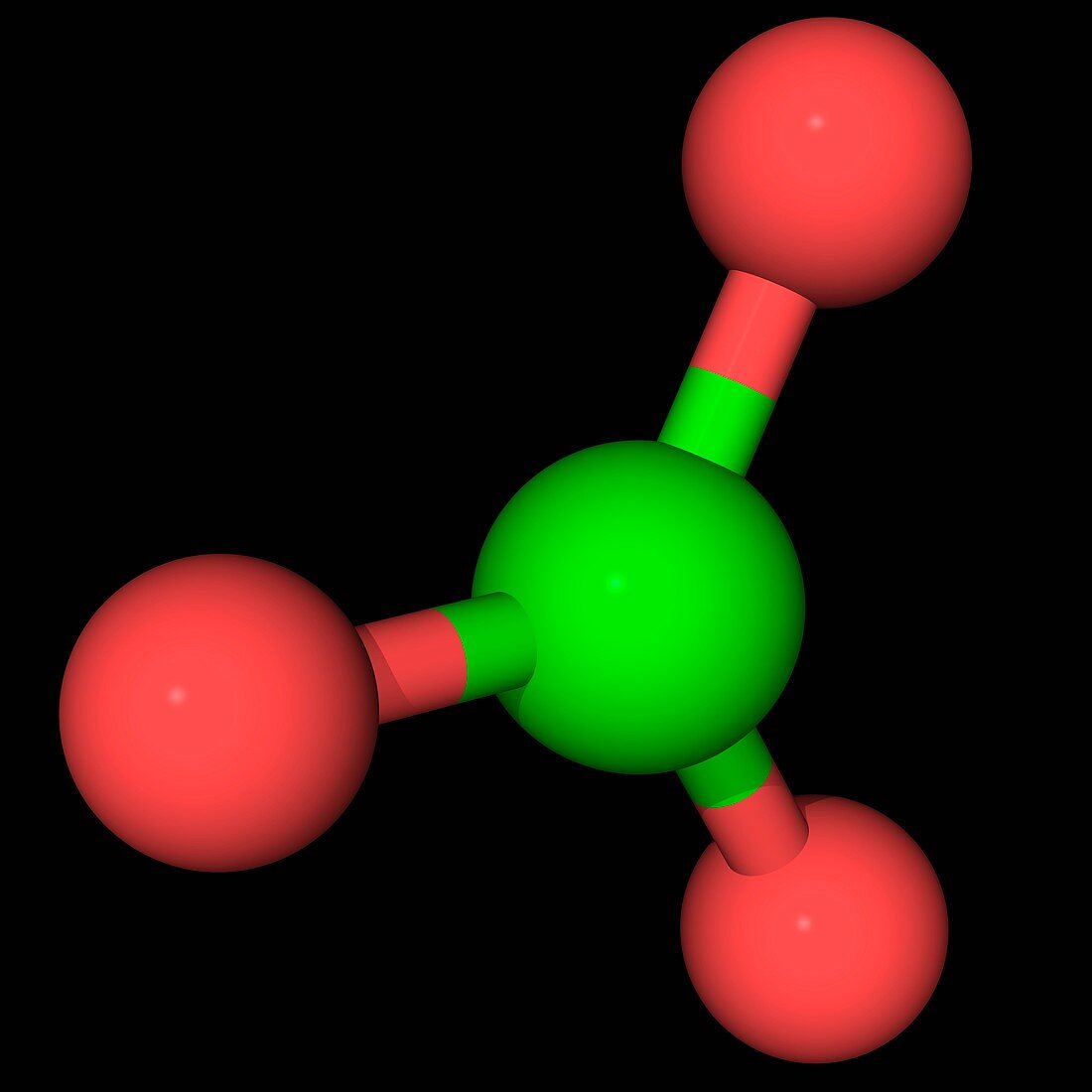 Chlorate ion molecule