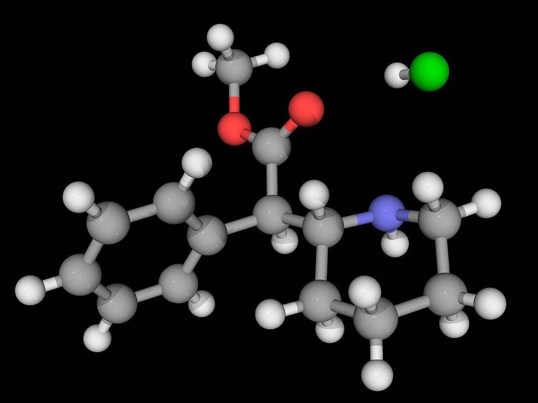 ADHD drug molecule