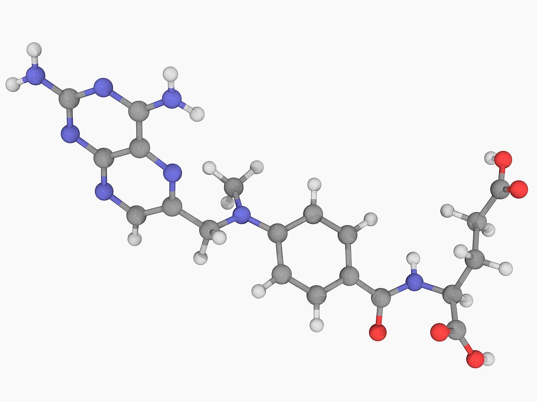 Methotrexate drug molecule