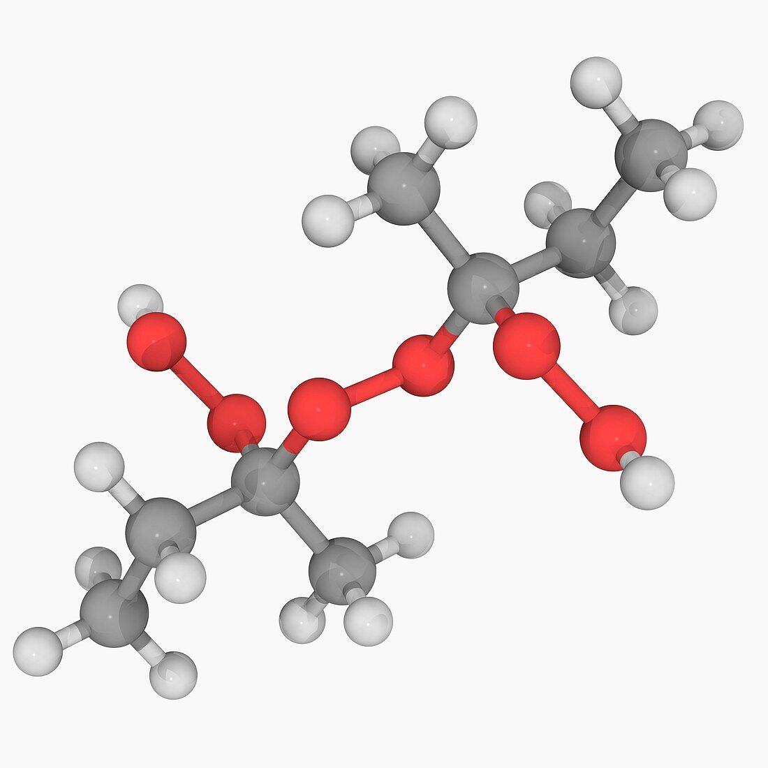 Methyl ethyl ketone peroxide molecule