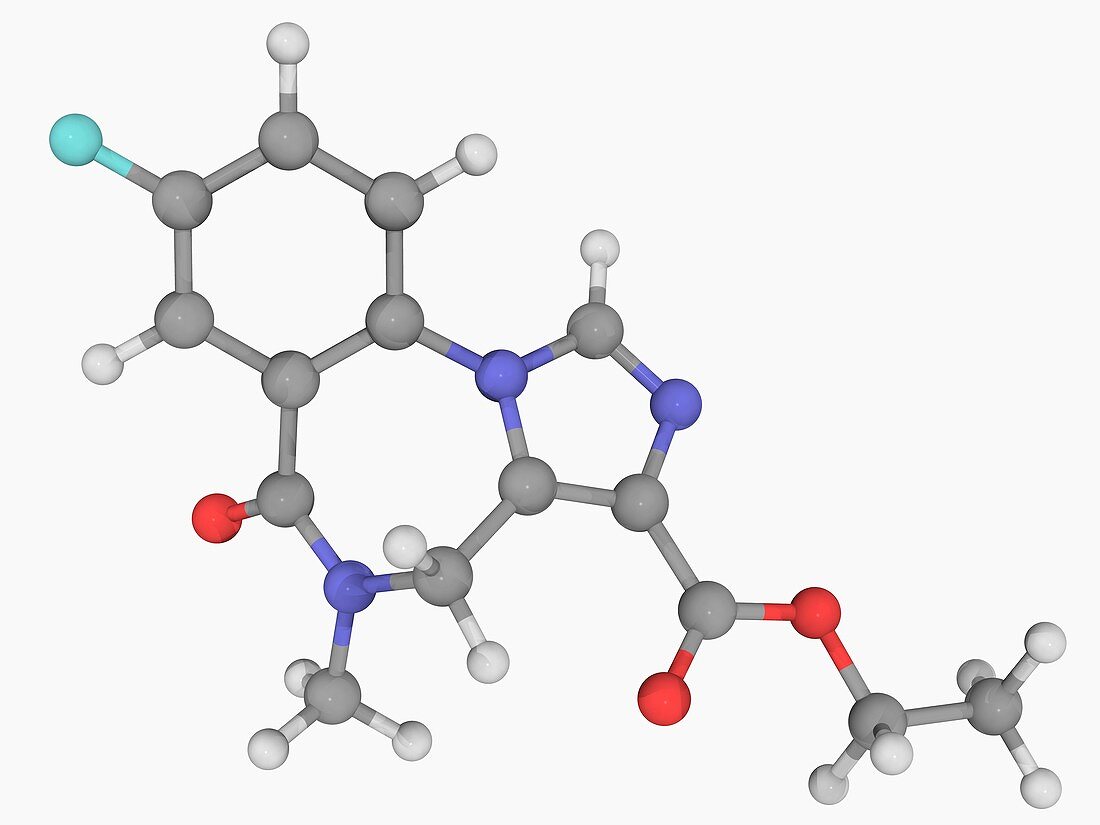 Flumazenil drug molecule