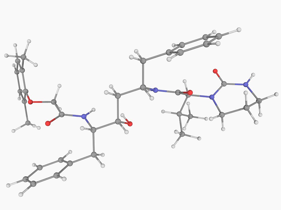 Lopinavir drug molecule