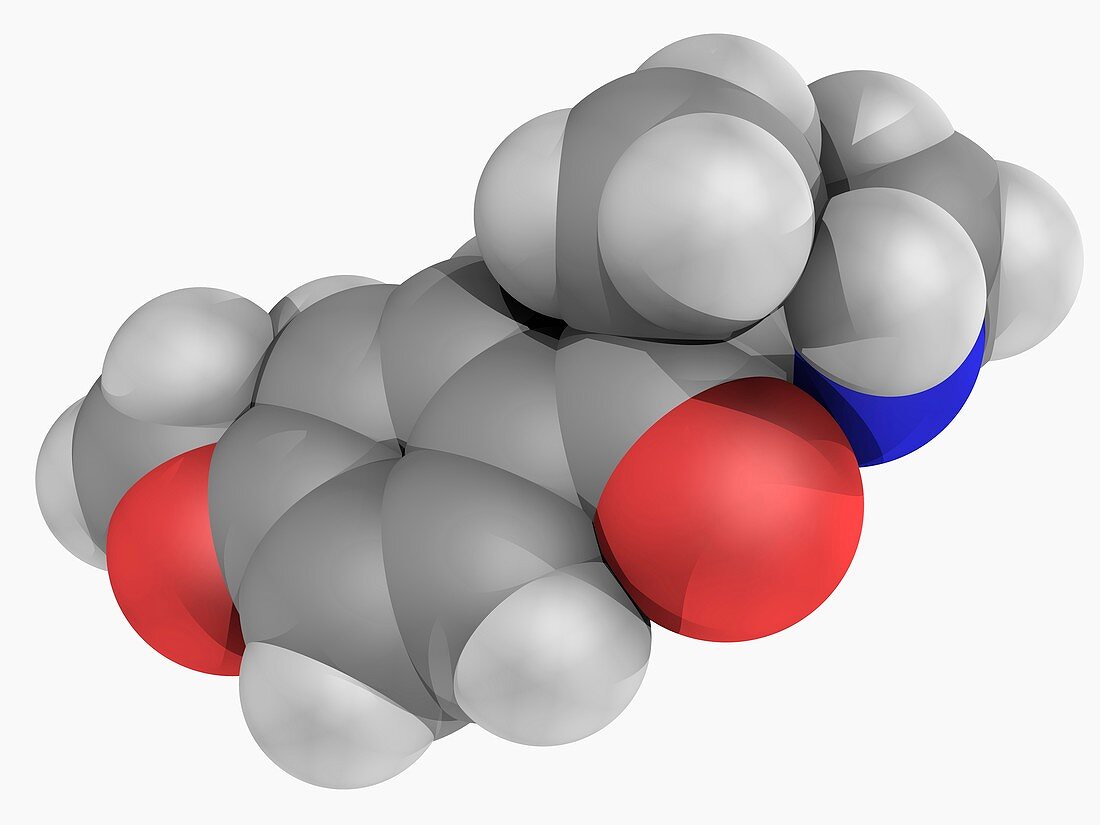 Methedrone drug molecule
