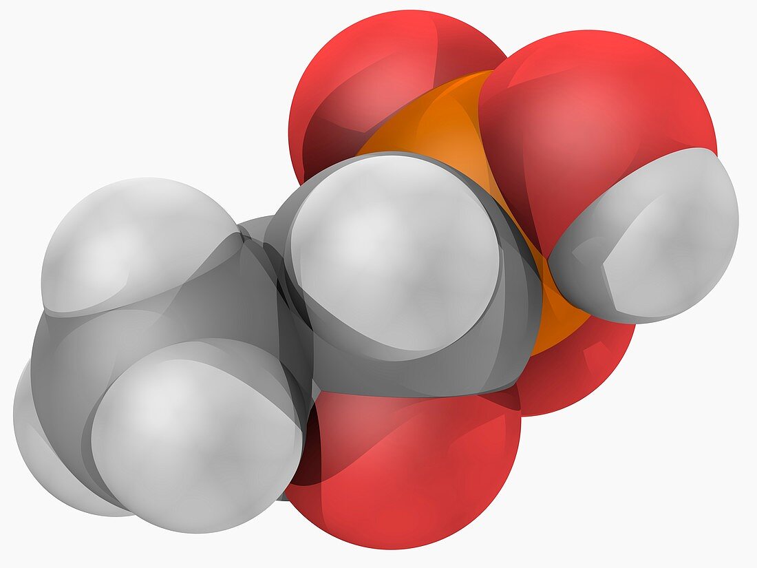 Fosfomycin drug molecule