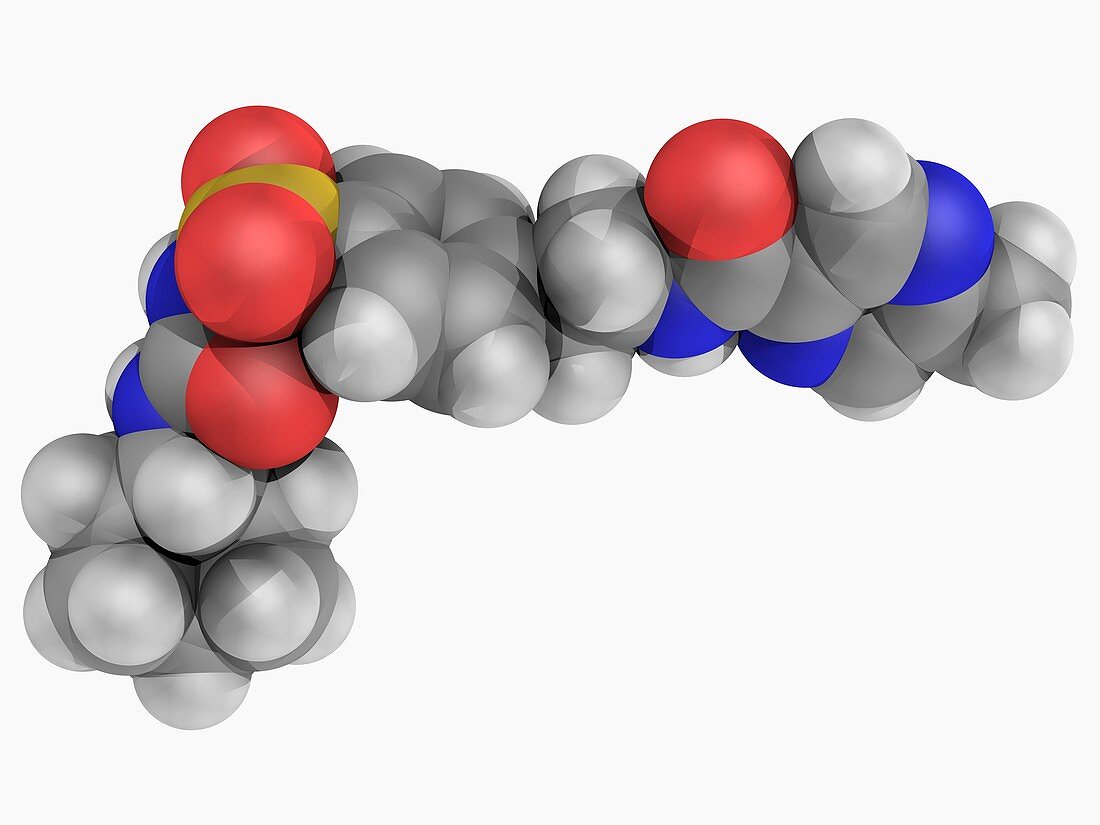 Glipizide drug molecule