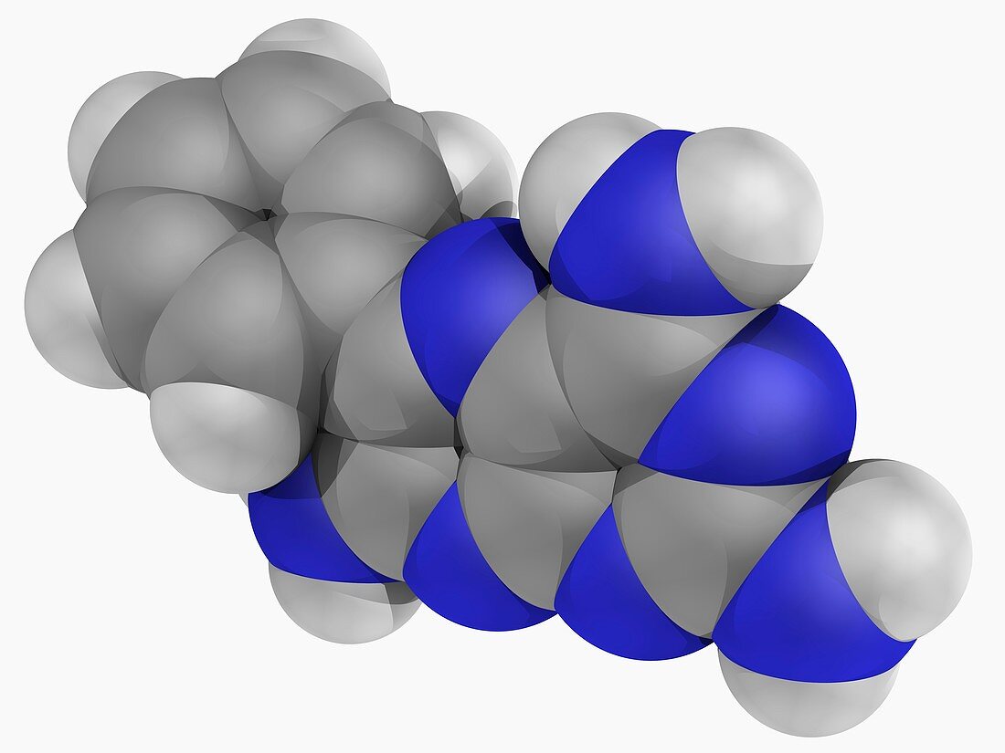 Triamterene drug molecule