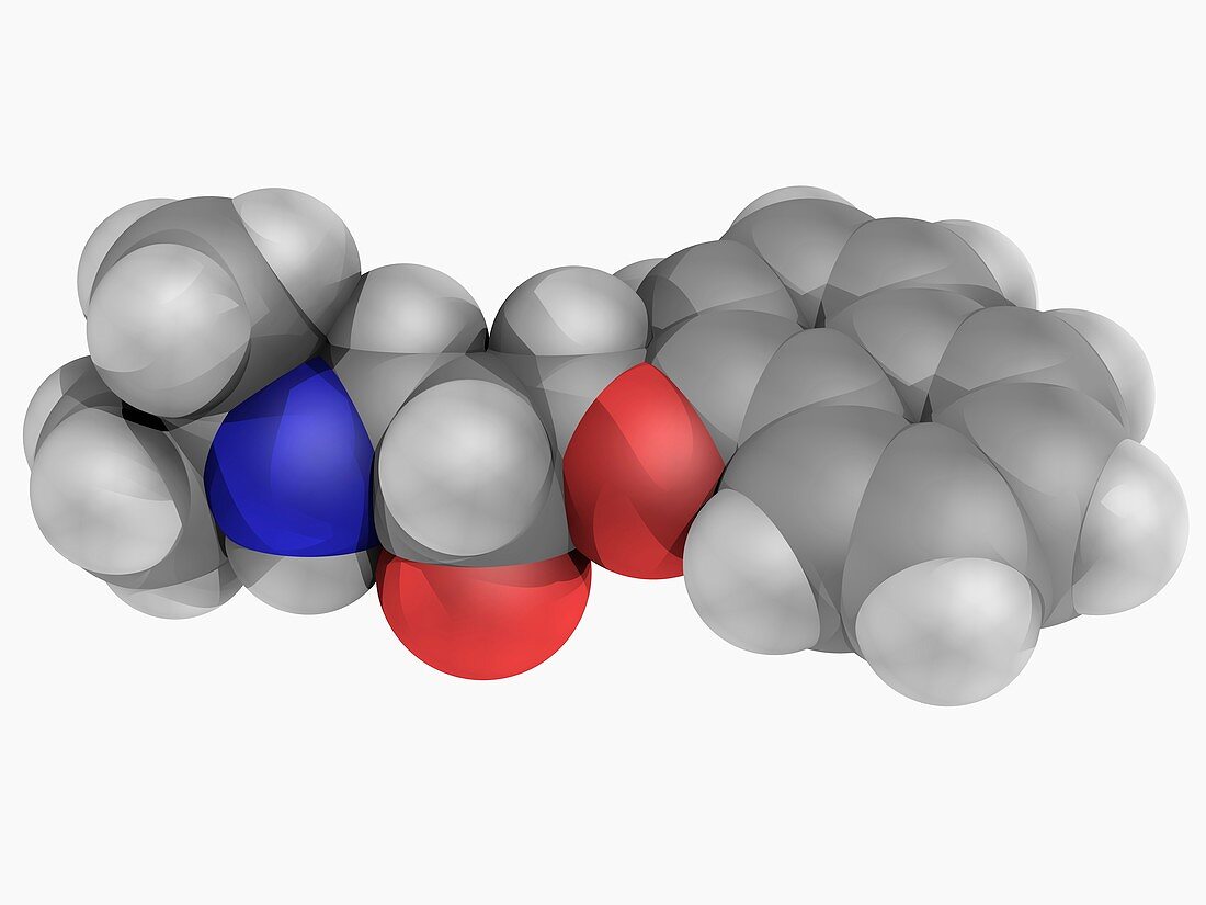 Propanolol drug molecule