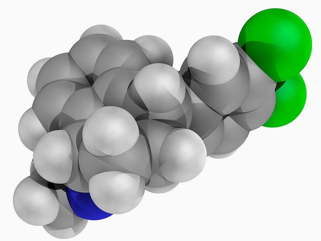 Sertraline drug molecule
