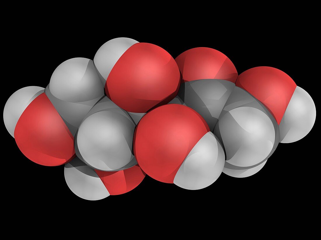 D-Fructose molecule
