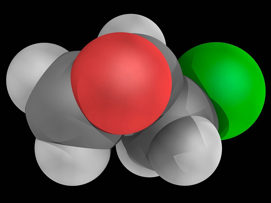 Epichlorhydrin molecule
