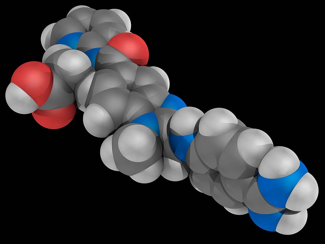 Dabigatran drug molecule