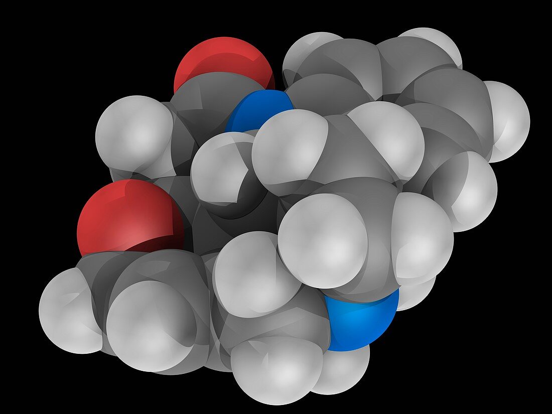 Strychnine molecule