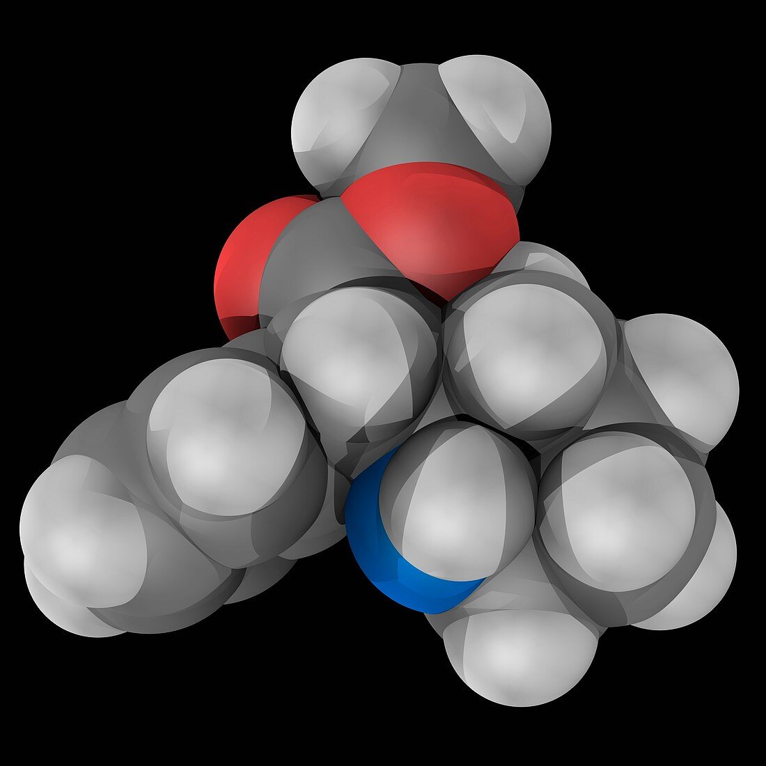Methylphenidate drug molecule
