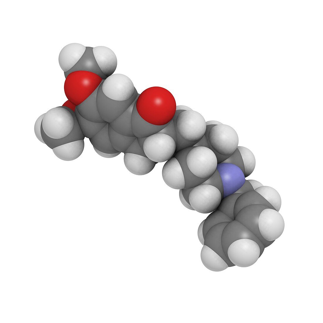 Donepezil Alzheimer's drug molecule