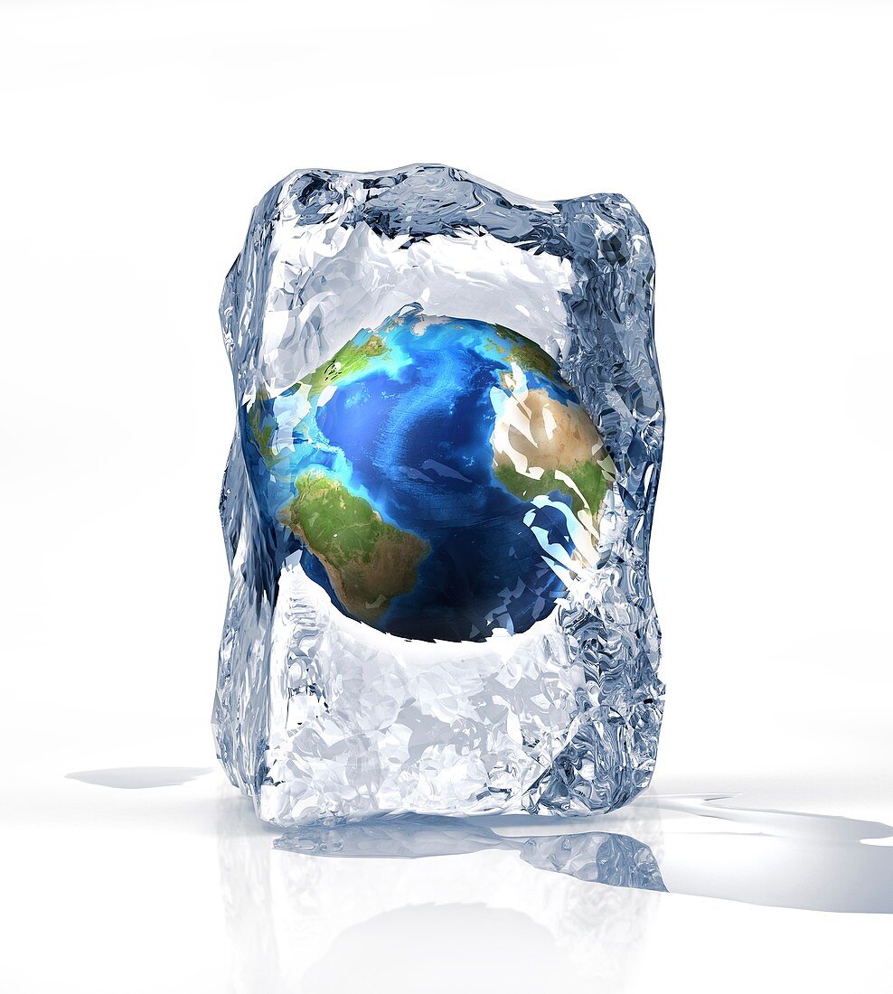 Frozen Earth,conceptual artwork