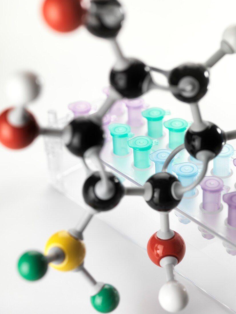 Chemical research,conceptual image