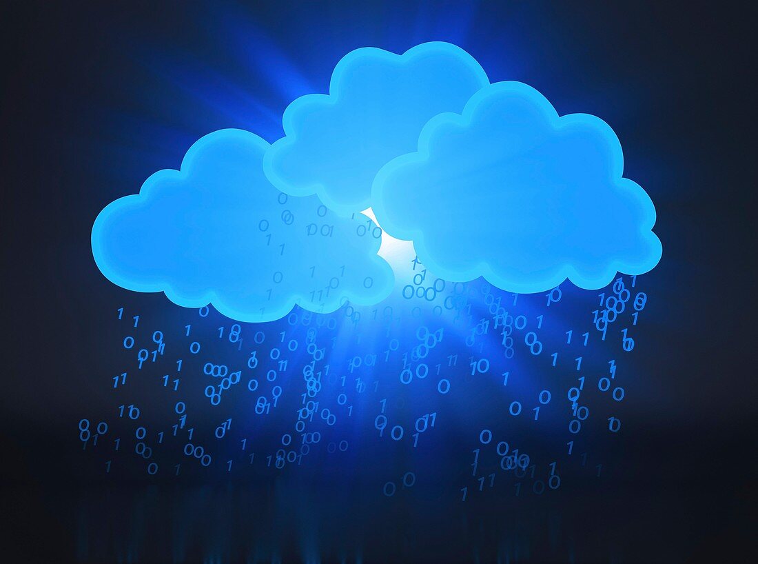 Cloud computing,conceptual artwork