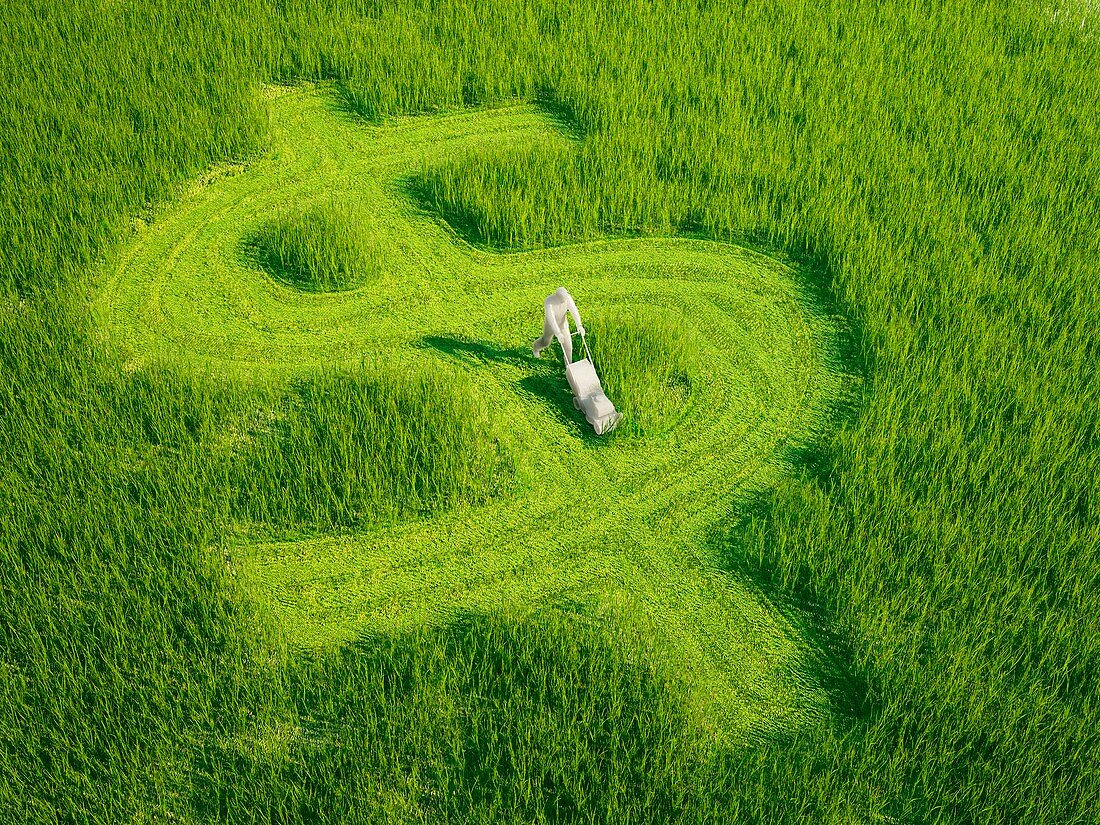 Green economy,conceptual artwork