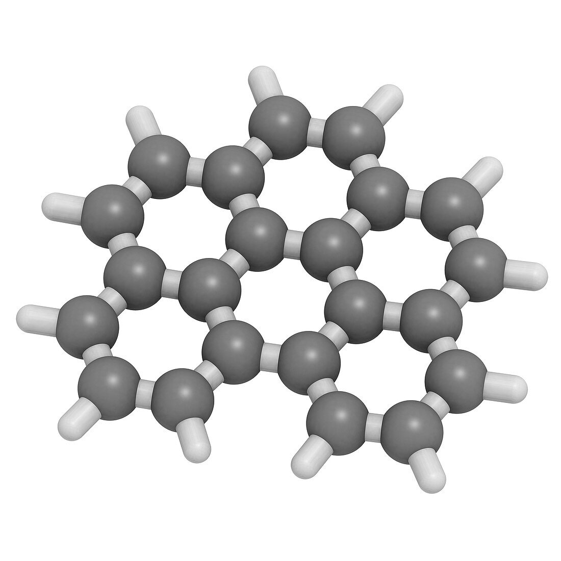 Benzoperylene molecular model