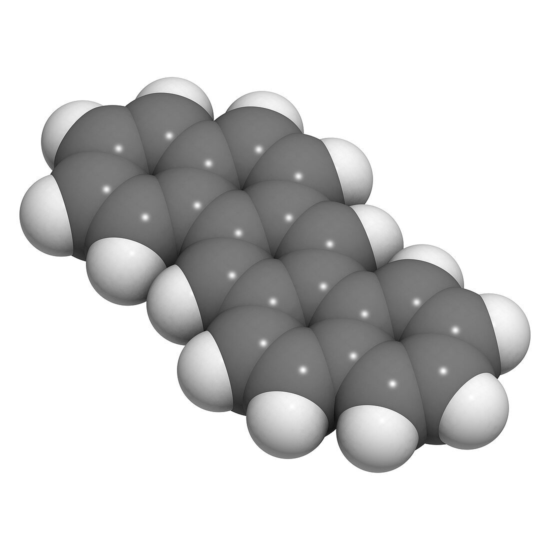 Dibenzanthracene hydrocarbon molecule