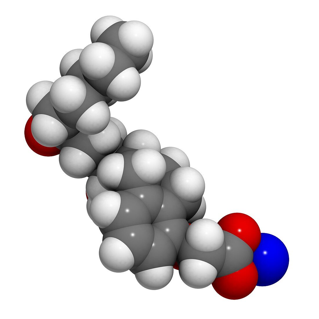 Treprostinil drug,molecular model