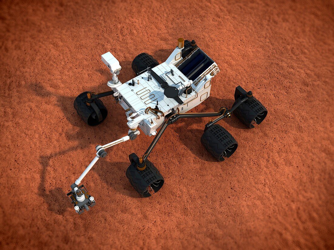 Curiosity Mars rover,artwork