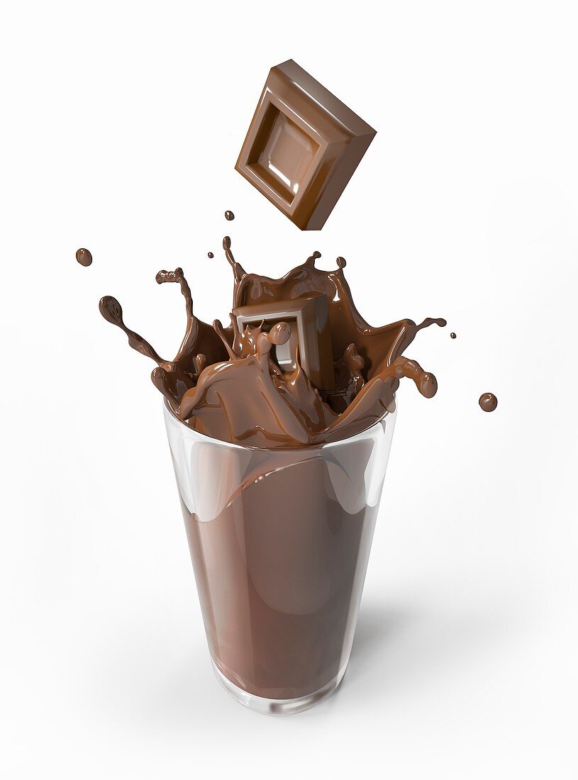 Chocolate milkshake,artwork