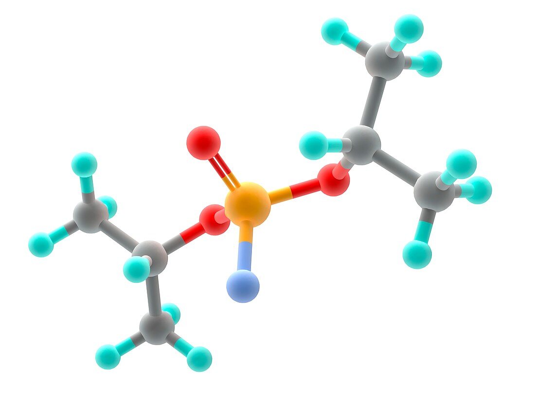 Sarin nerve gas molecule